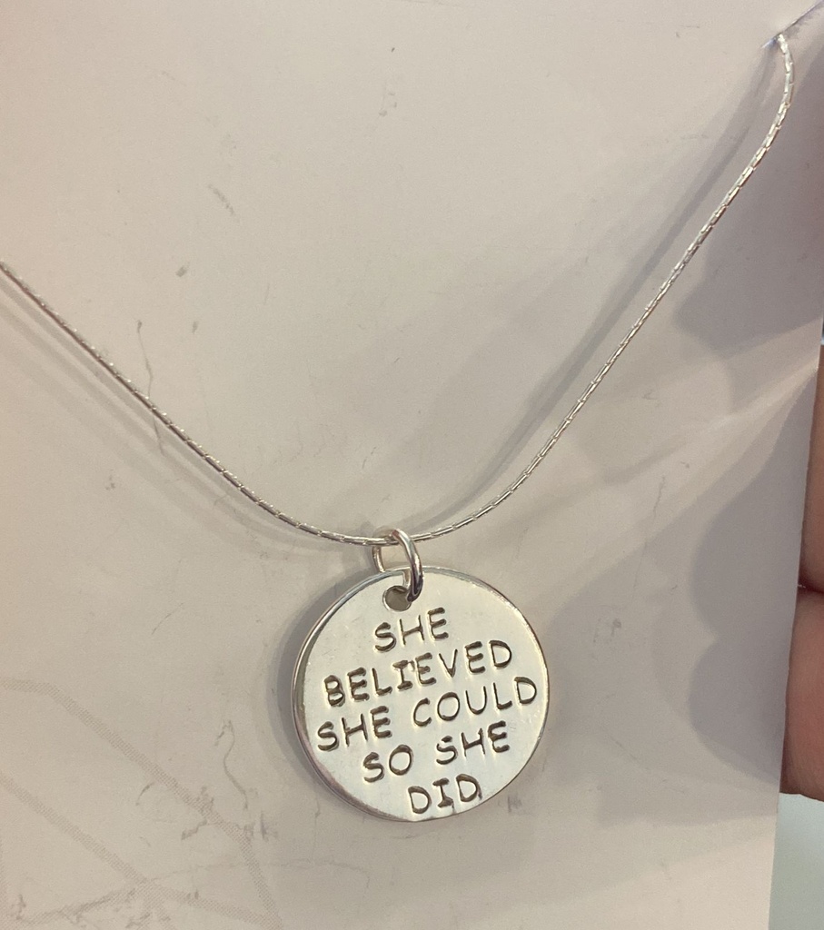 CONJUNTO SHE BELIEVED SHE COULD SO SHE DID