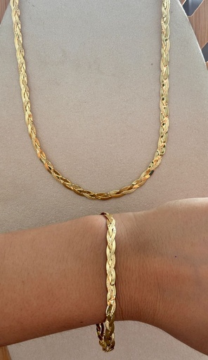 Juego Enchapado en Oro 18k D1501