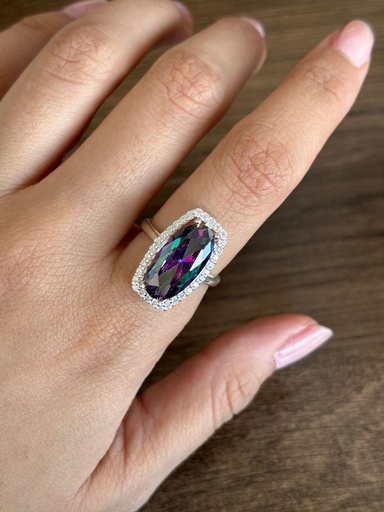 Anillo Tornasol. talla 6