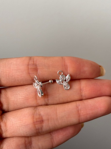 Aretes Angeles con cierre de bebe 