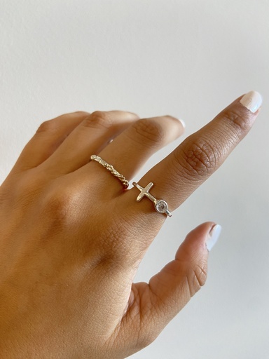 ANILLO CRUZ PUNTO DE LUZ