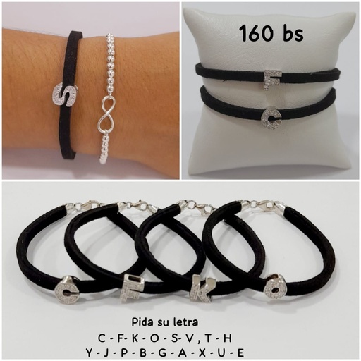 PULSERA CON INICIAL