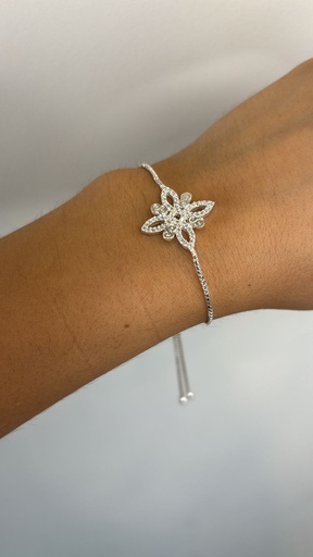 PULSERA REGULABLE FLOR mr1
