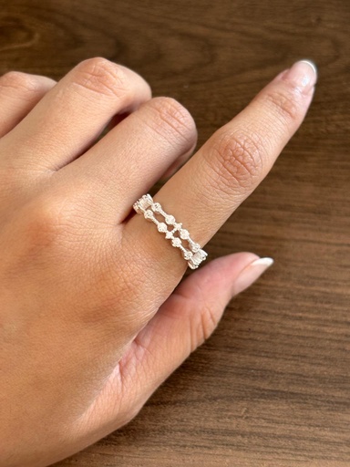 Anillo micro cristales D1005 